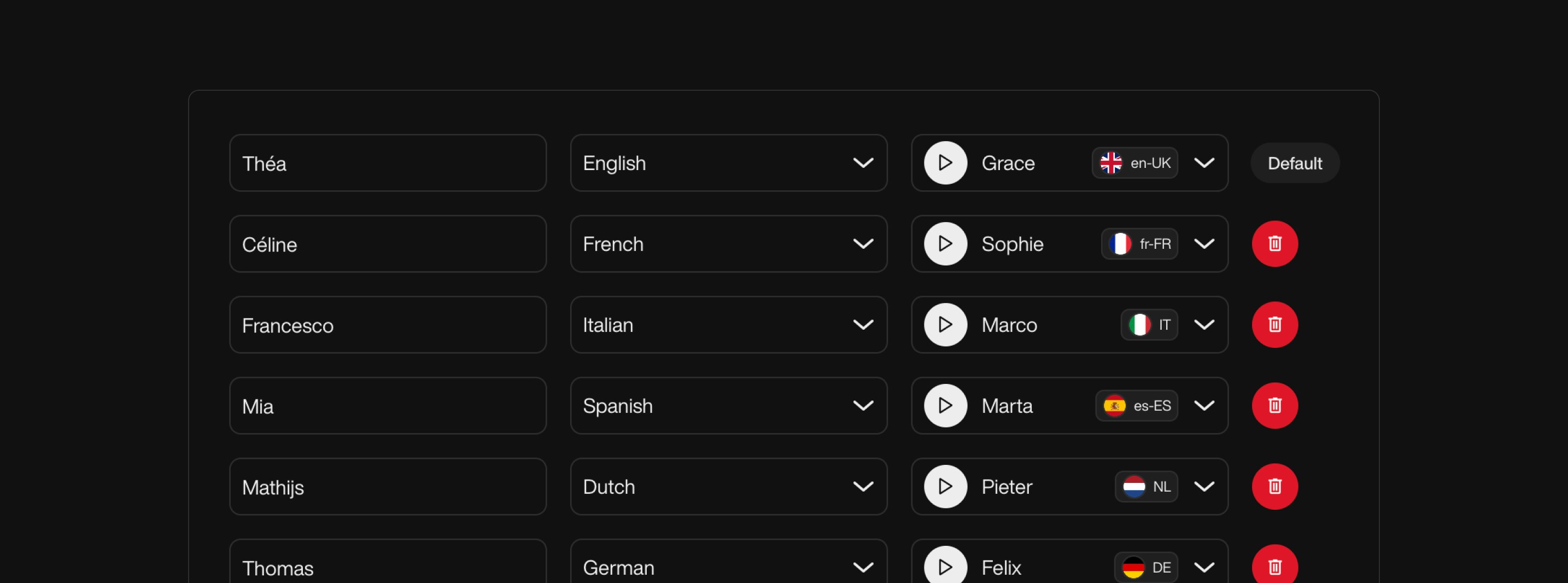 Send Email action interface on dark mode