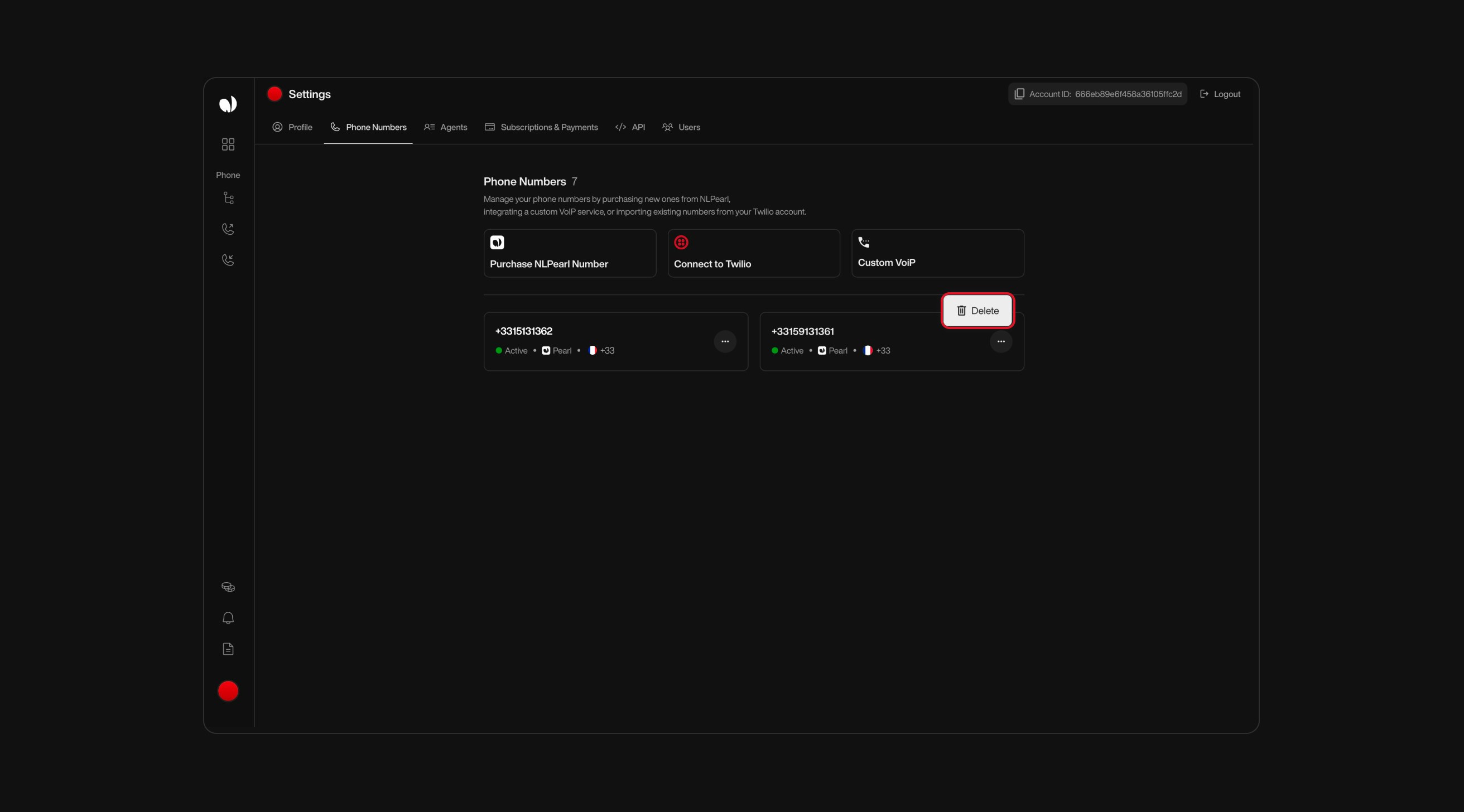 Send Email action interface on dark mode