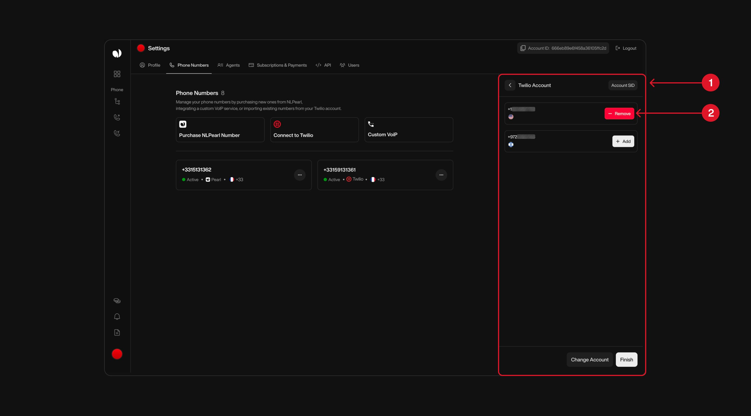 Send Email action interface on dark mode