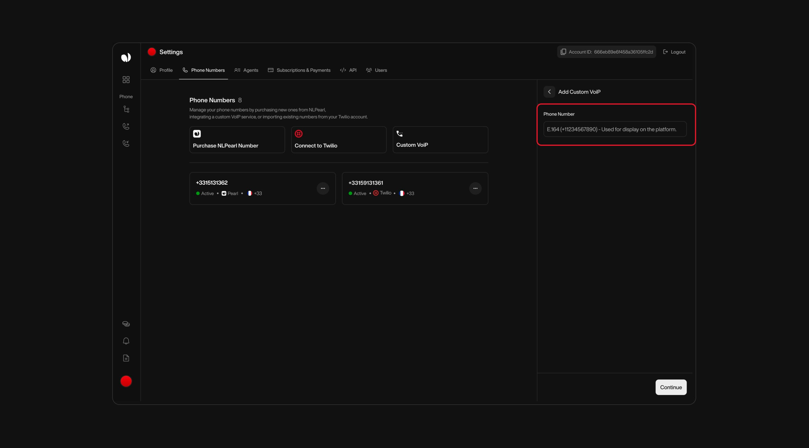 Send Email action interface on dark mode