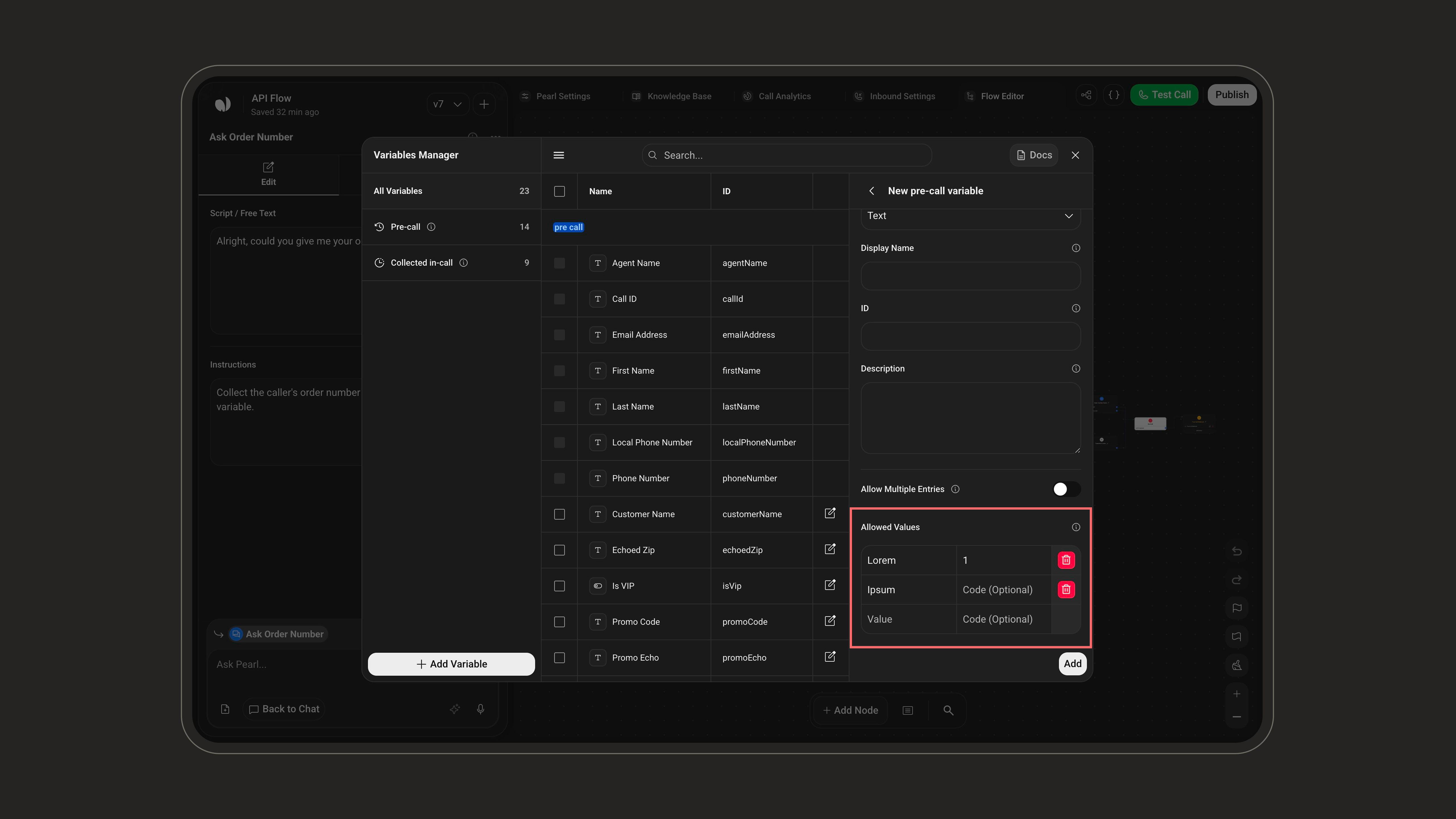 Send Email action interface on light mode