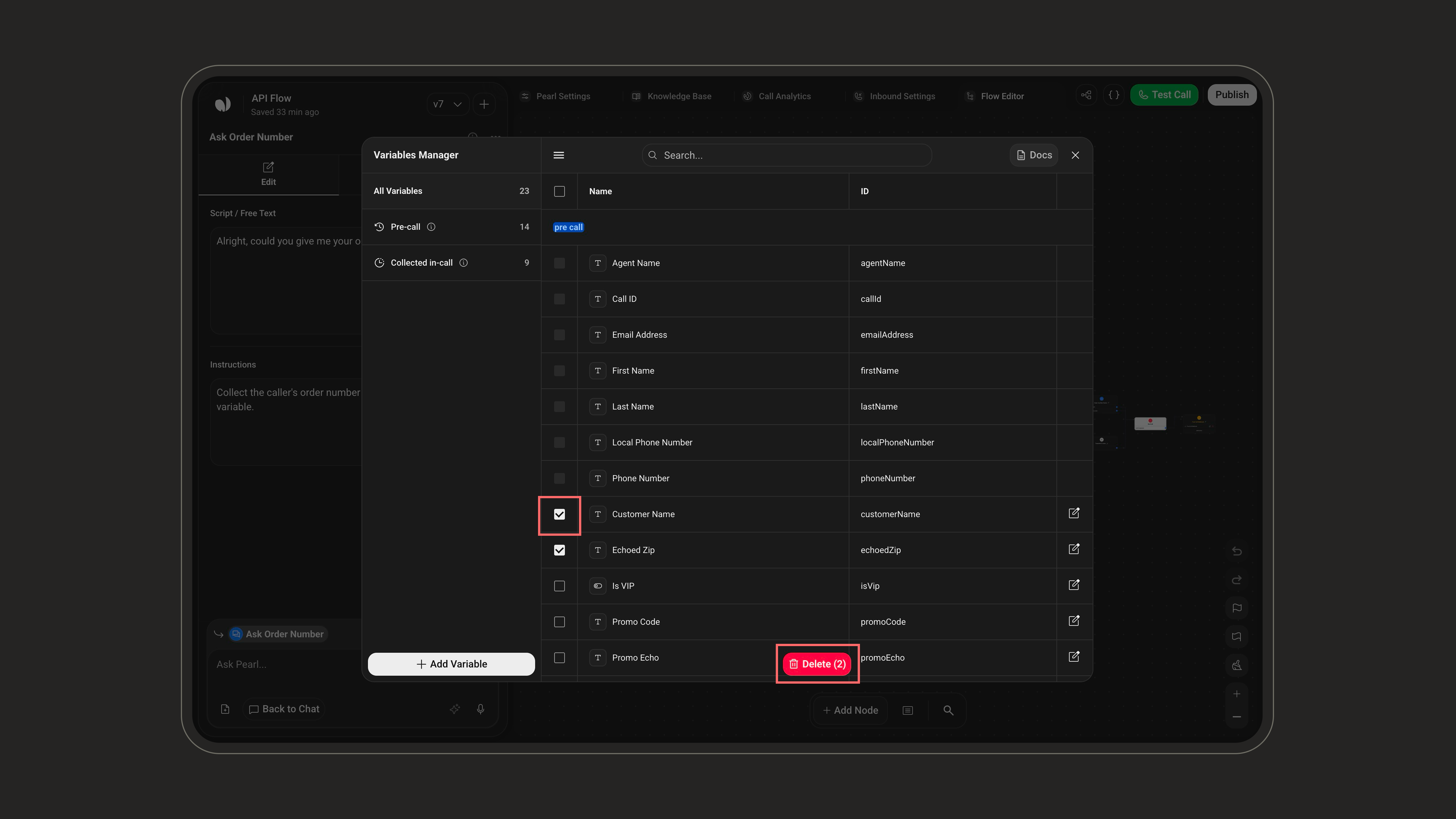 Send Email action interface on light mode