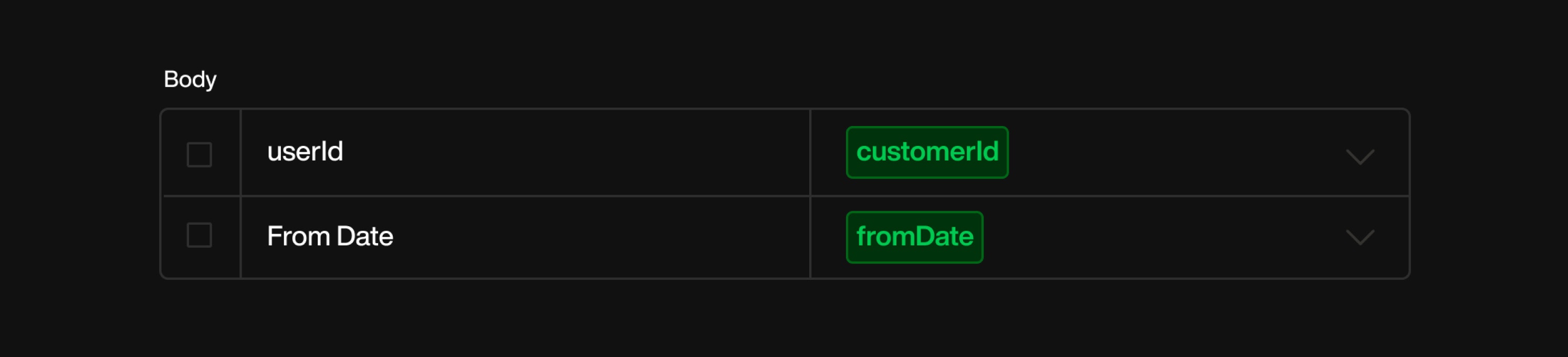 Send Email action interface on dark mode