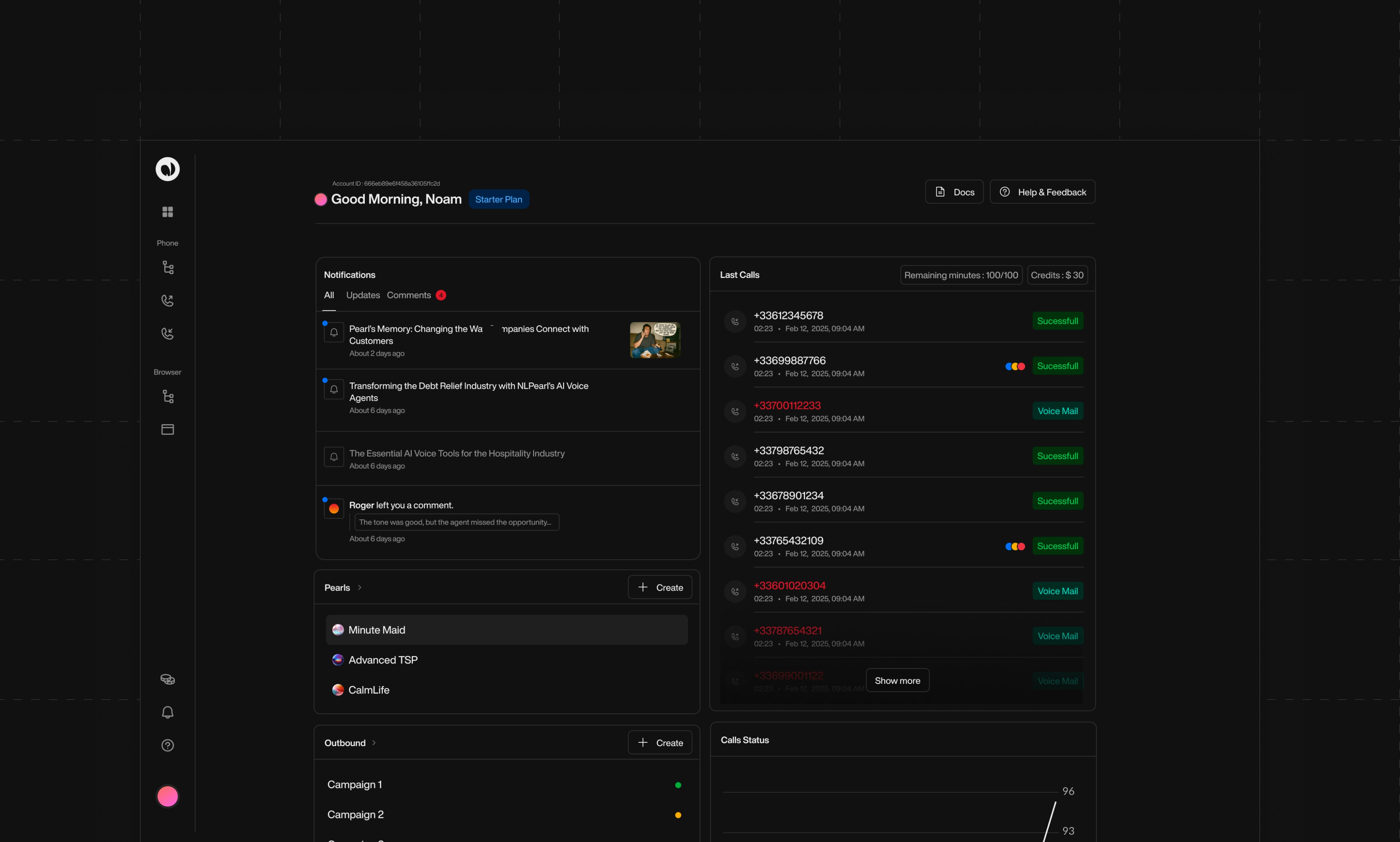 Send Email action interface on dark mode