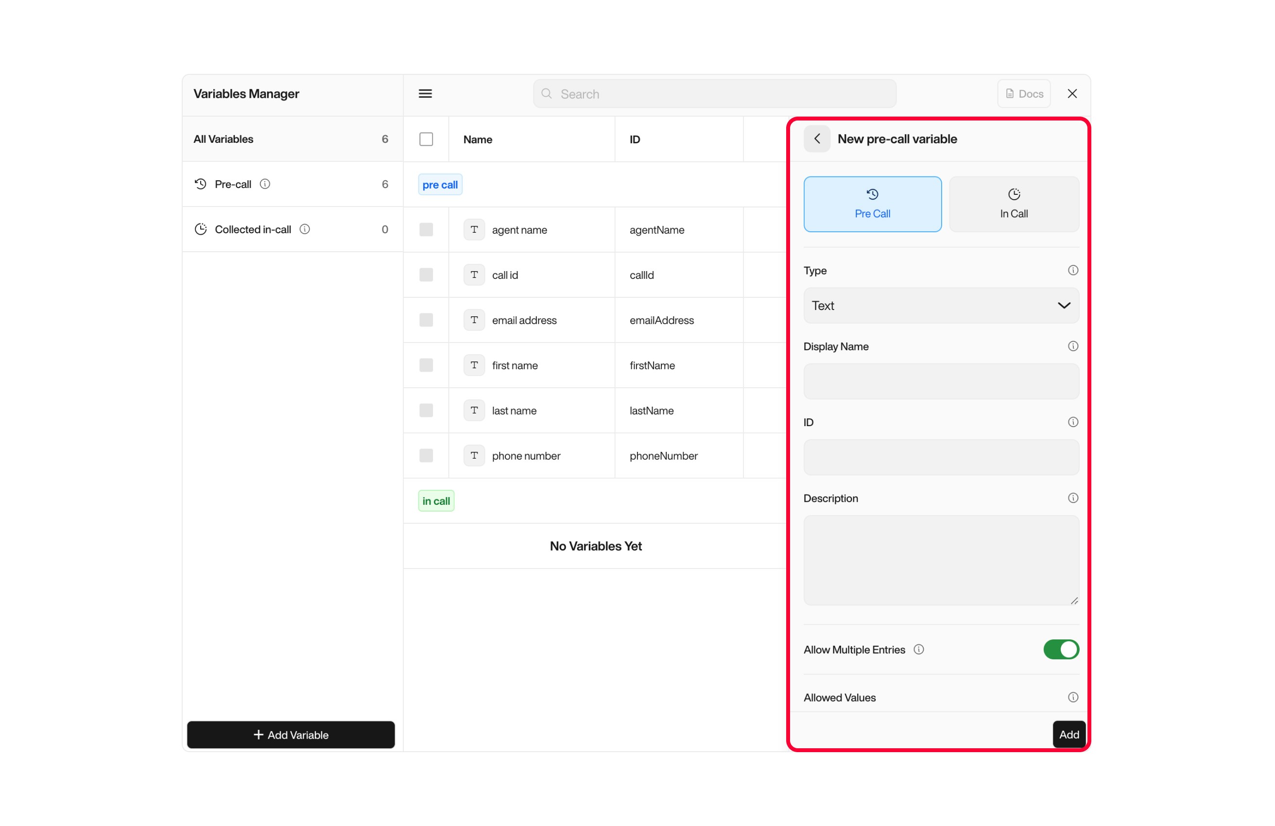 Send Email action interface on light mode