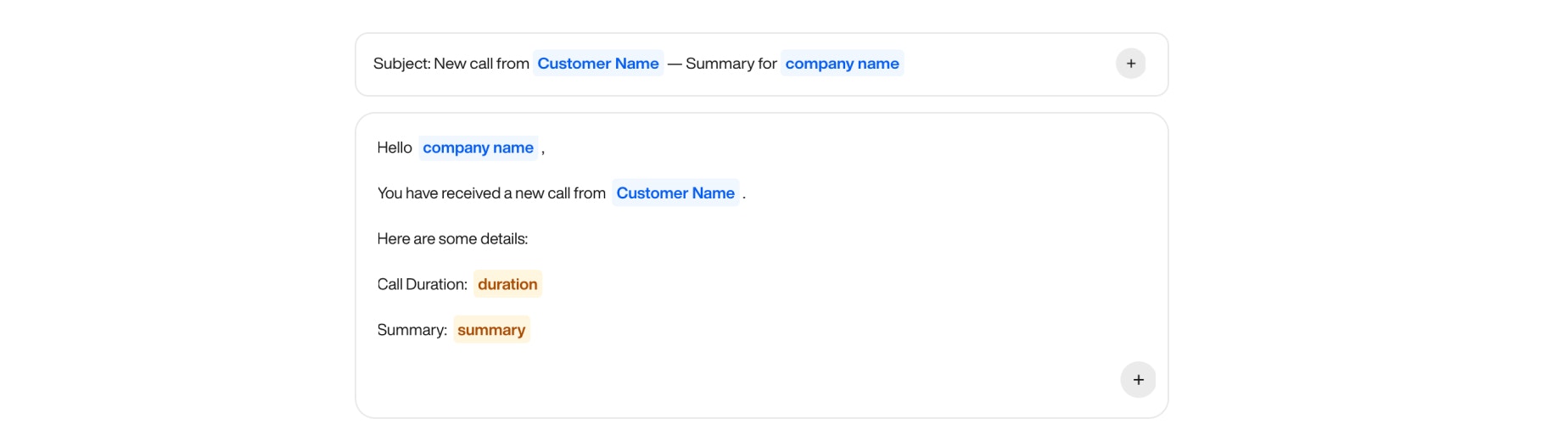 Send Email action interface on light mode