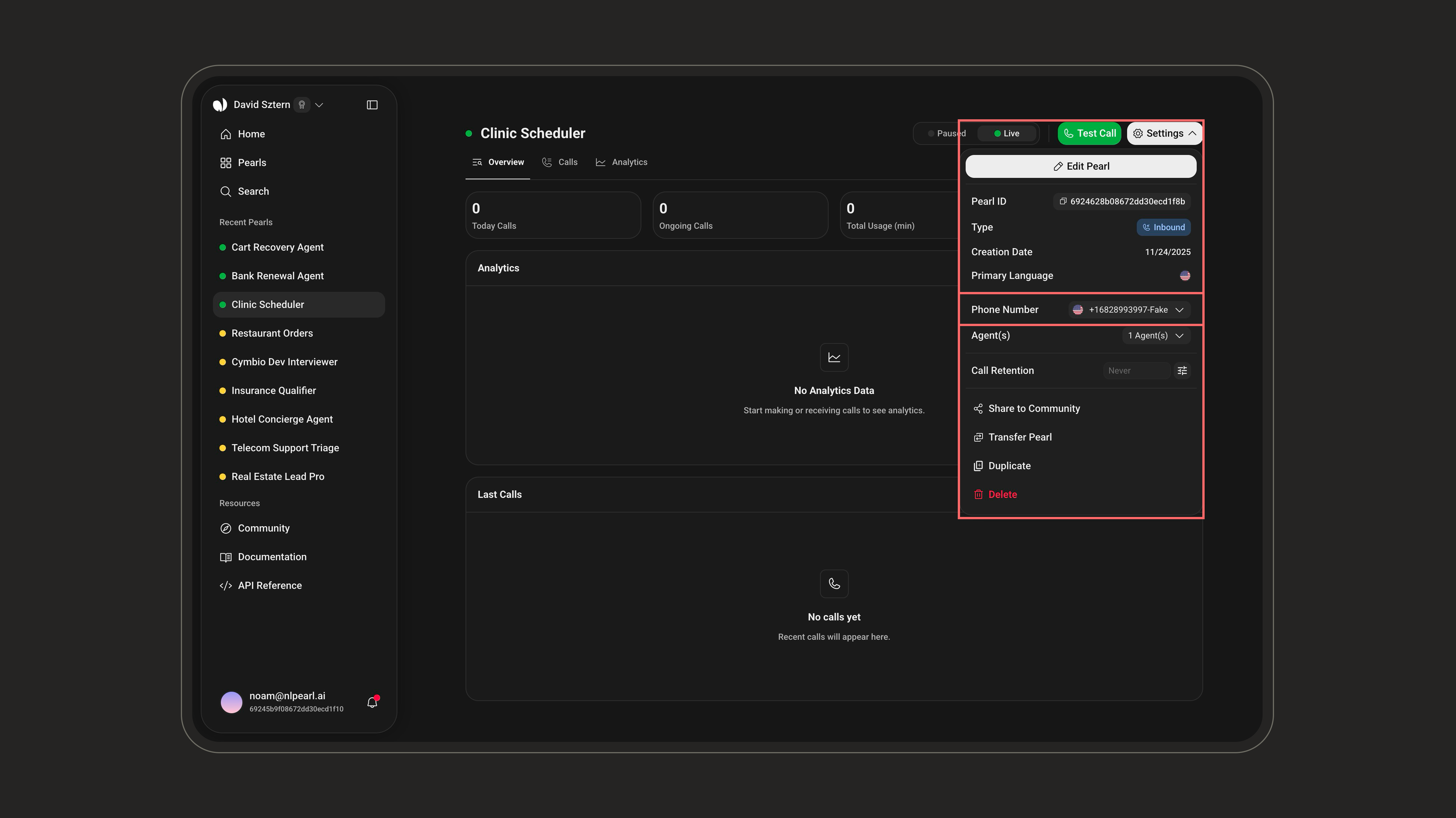 Send Email action interface on light mode