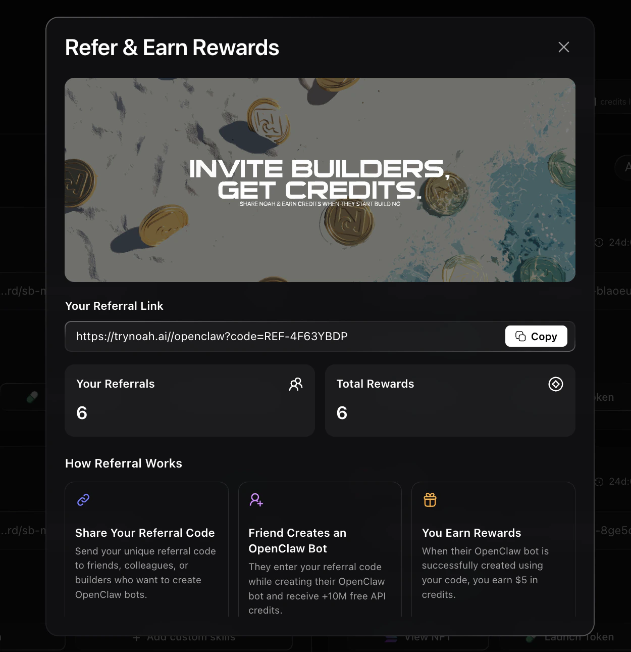 Refer and Earn Rewards