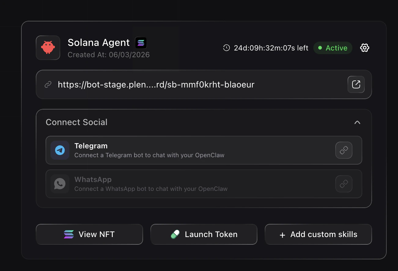 OpenClaw bot dashboard