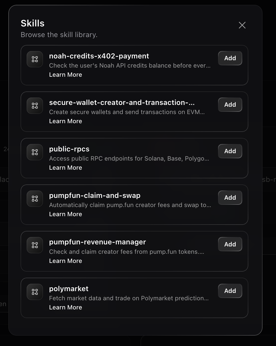 Add Skills to Your Bot - Noah AI