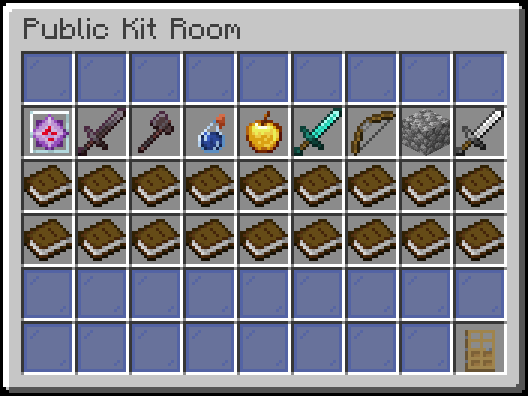 The public kits menu