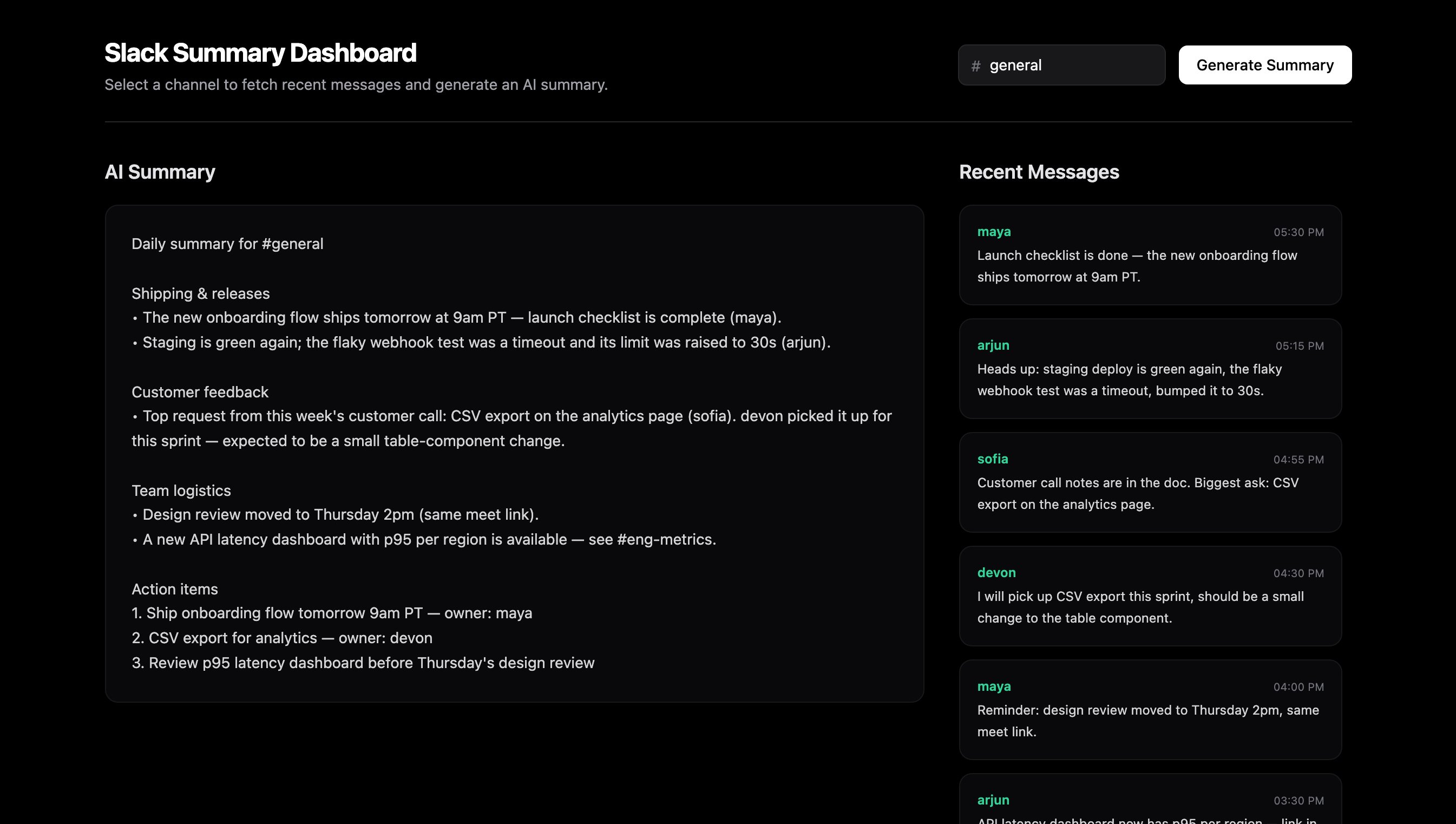 Custom React component running as a fullscreen interface block