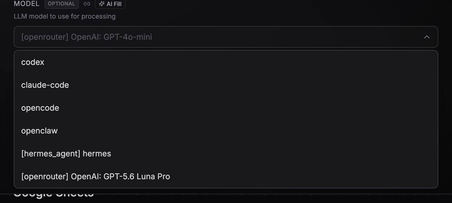 Dynamic options dropdown with live-loaded options