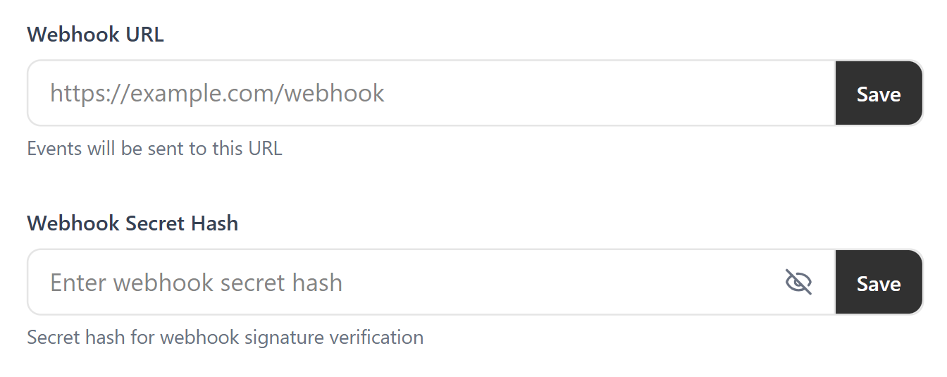 Webhook URL