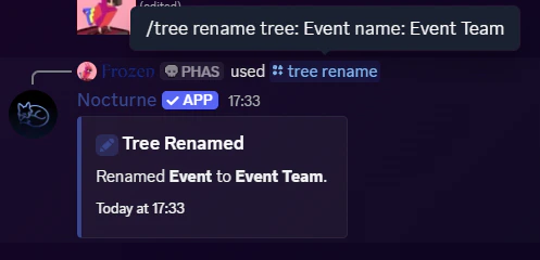 Tree Rename Tree Rename