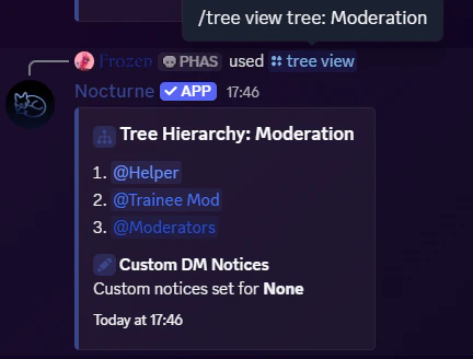 Tree View: Moderation Tree Details Tree View: Moderation Tree Details