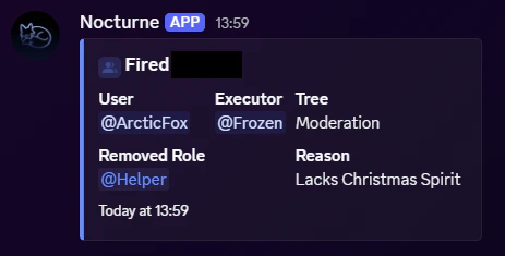 Staff Fire Log Output Staff Fire Log Output