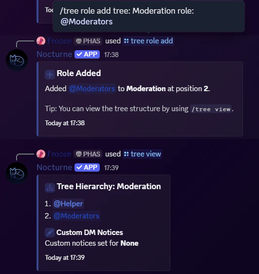 Tree Role Add: Mod Tree Role Add: Mod