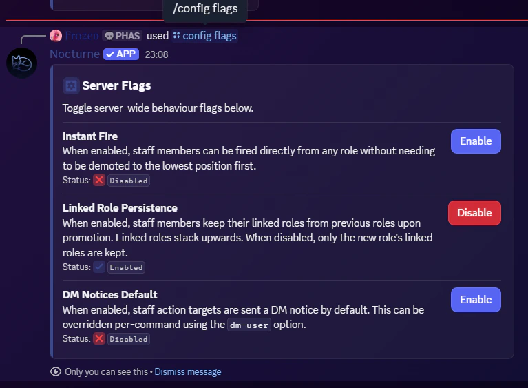 Config Flags Config Flags