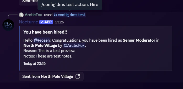 DM Notice Test: Global DM Notice Test: Global