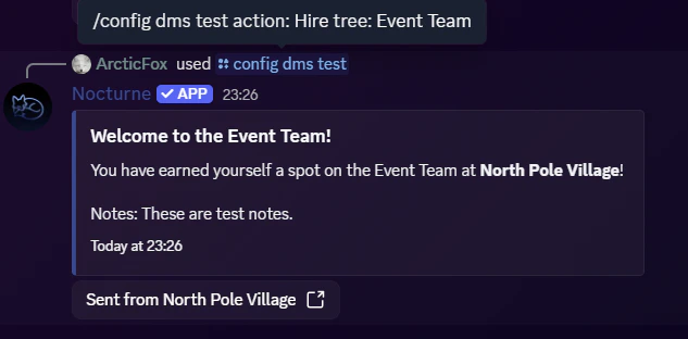 DM Notice Test: Tree DM Notice Test: Tree