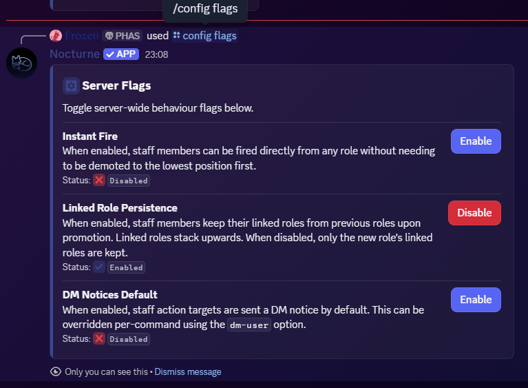 Config Flags Config Flags