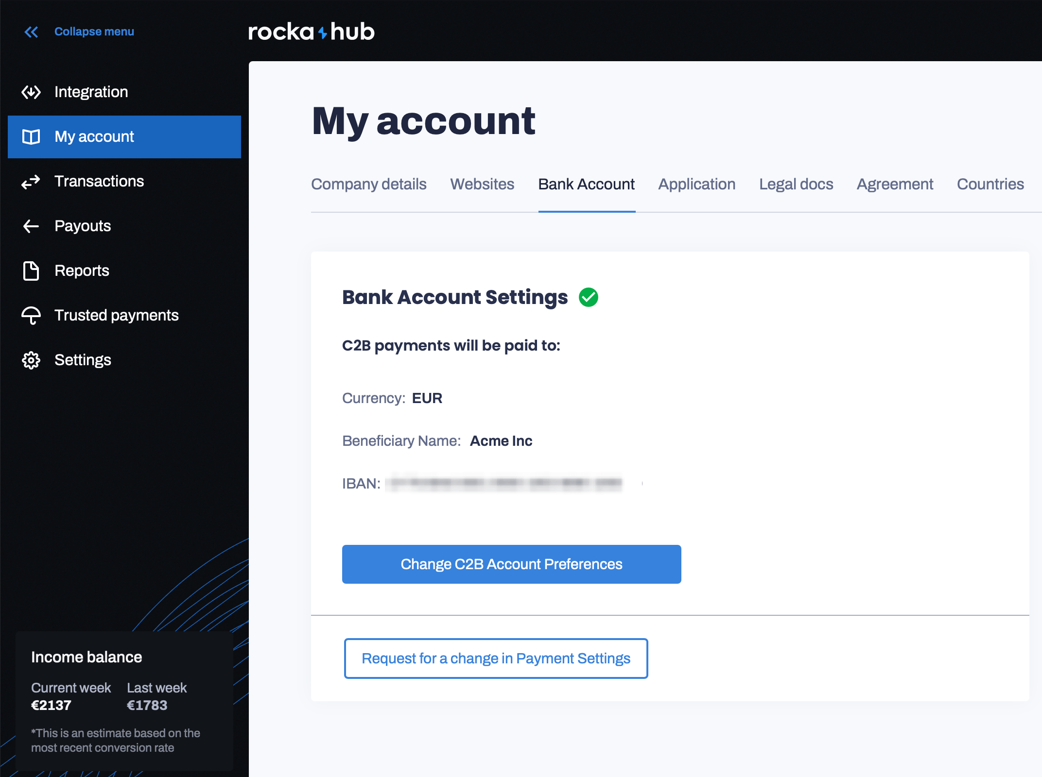 Add A Bank Account