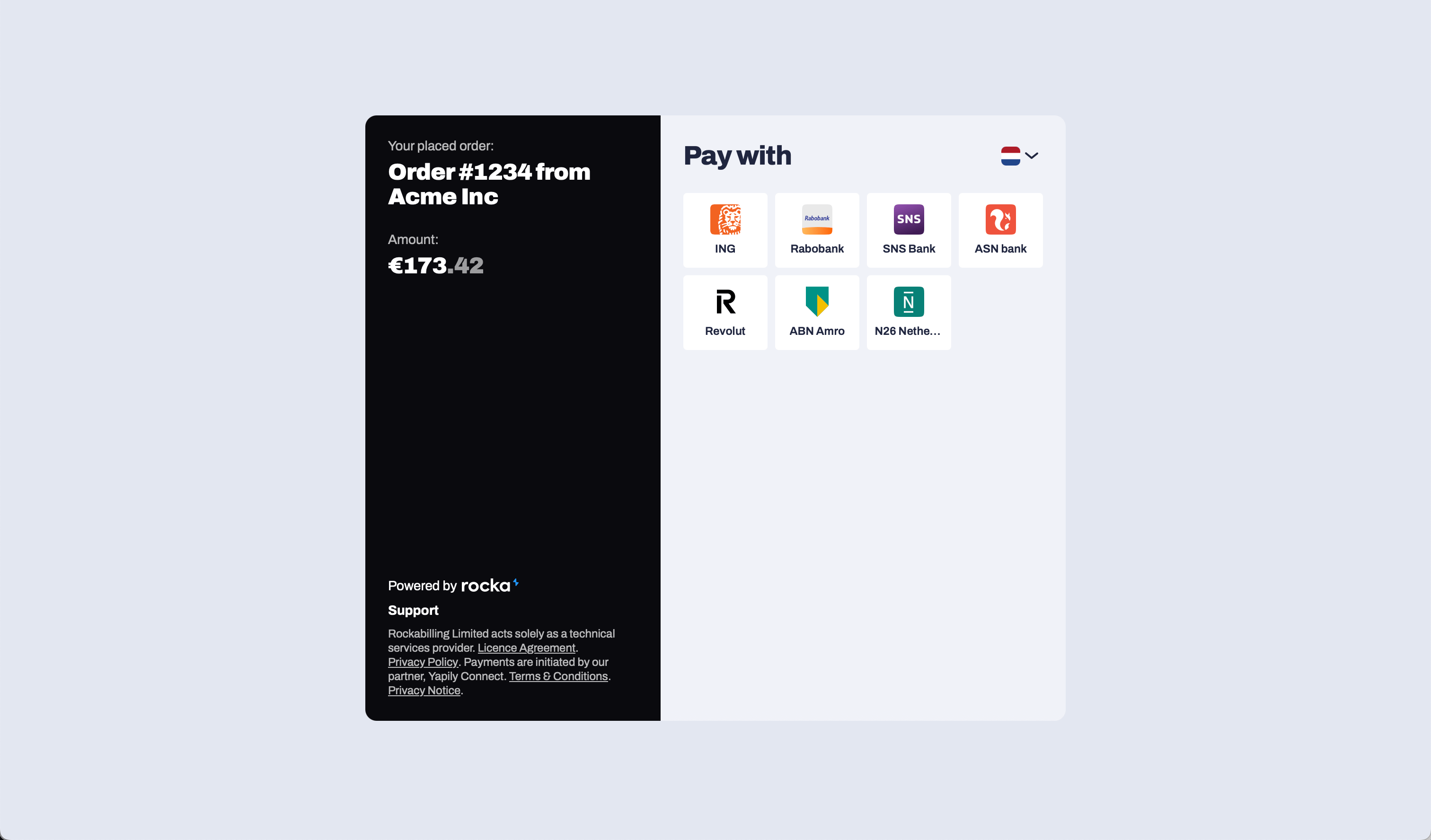 Overview Payment