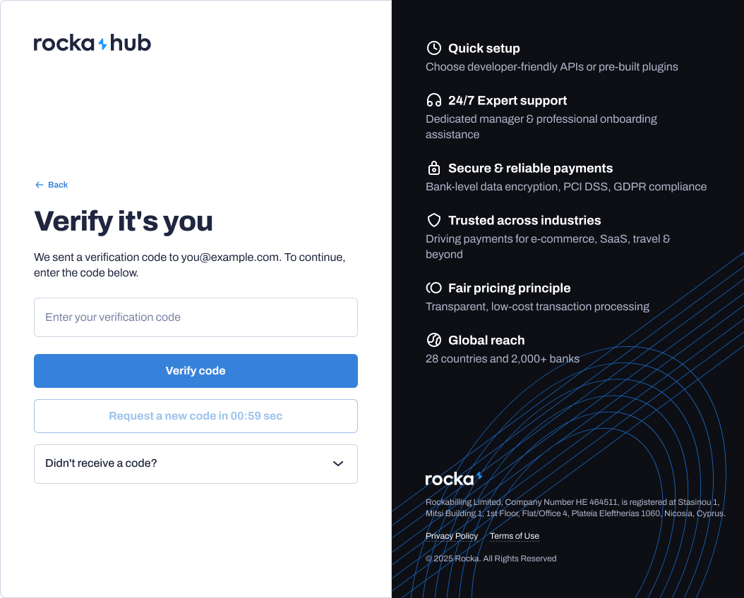 The login form you will see if you enable multi-factor authentication