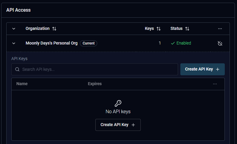 Vultr Create Api Key