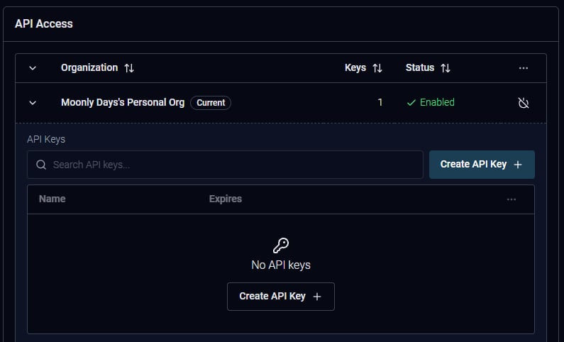 Vultr Create Api Key