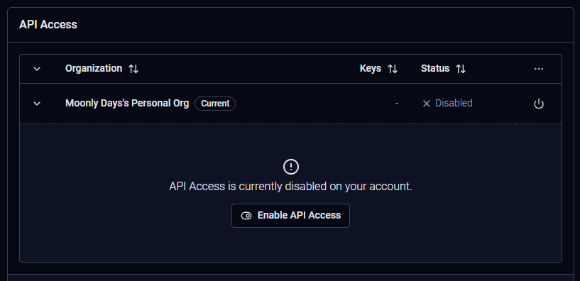 Vultr Enable Api Access