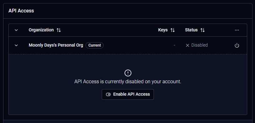 Vultr Enable Api Access