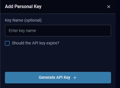 Vultr Key Name