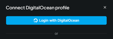 Digitalocean External Login