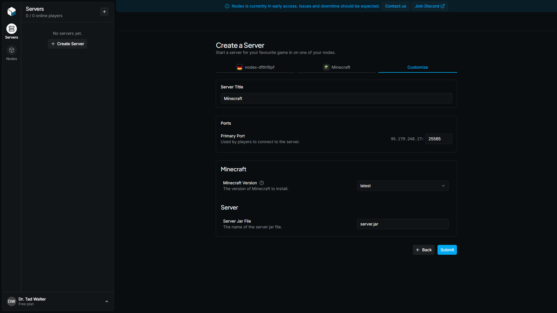 Customize Server