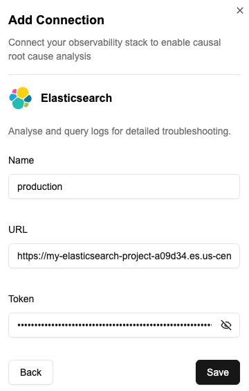 NOFire AI Elasticsearch Form Connection