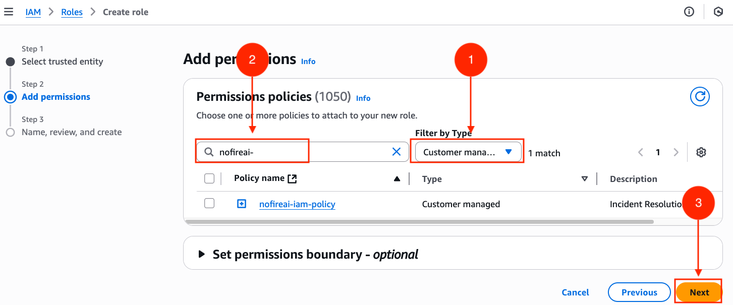 NOFire AI Create Rolepermissions Pn