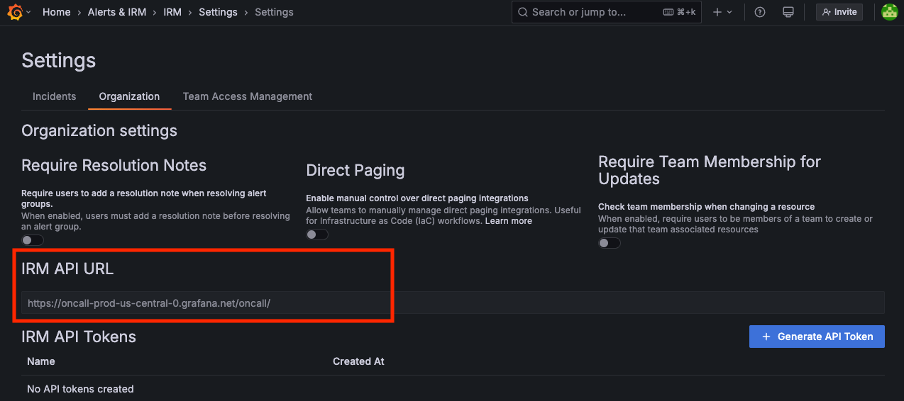NOFire AI Grafana Irm Grafana Stack Pn