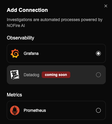NOFire AI Select Grafana Pn
