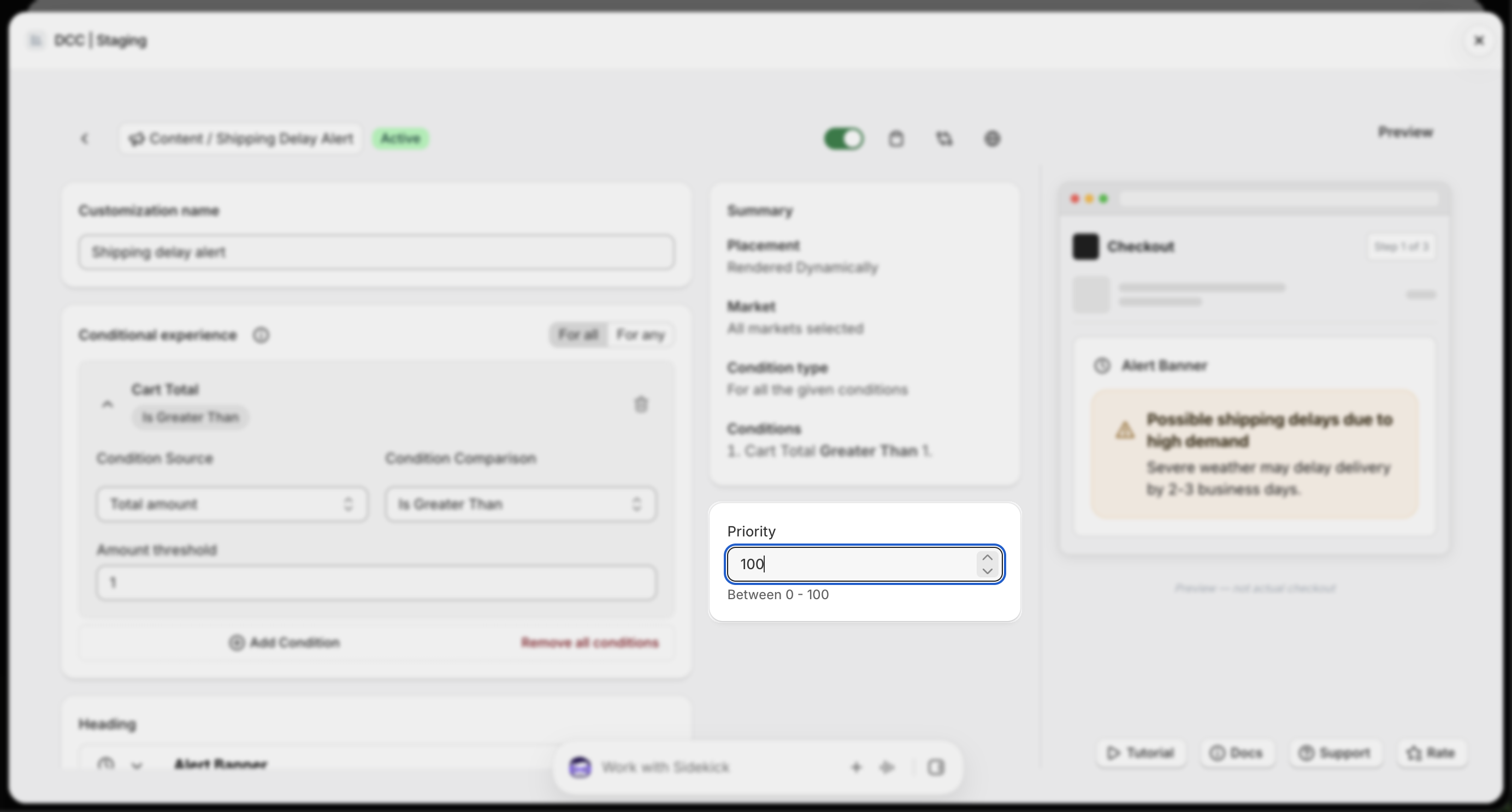 Shipping Delay Priority Focus