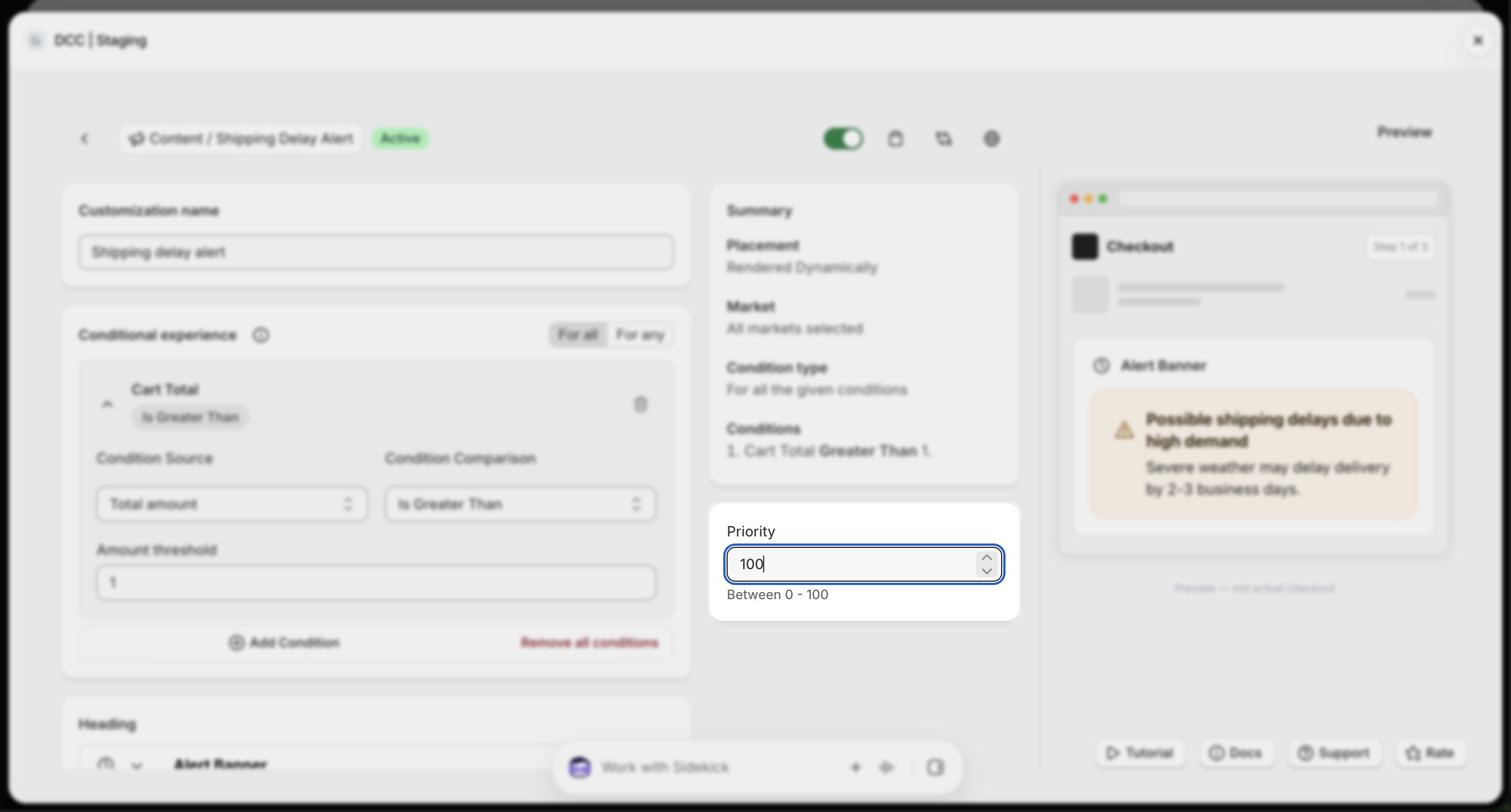 Shipping Delay Priority Focus