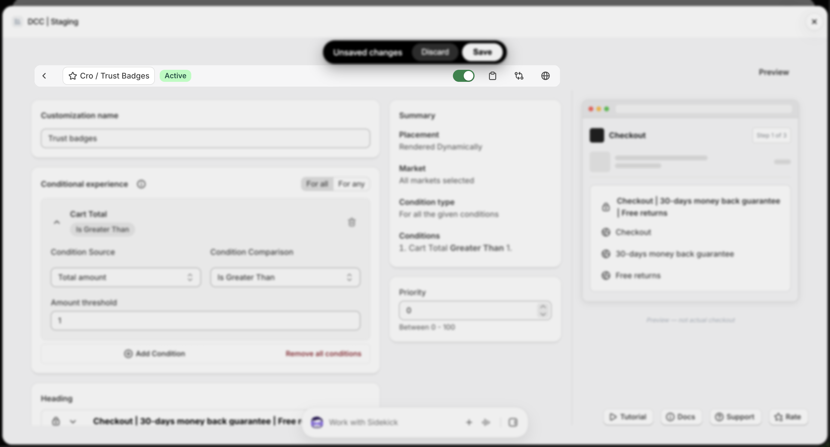 Trust Badges Toolbar Focus