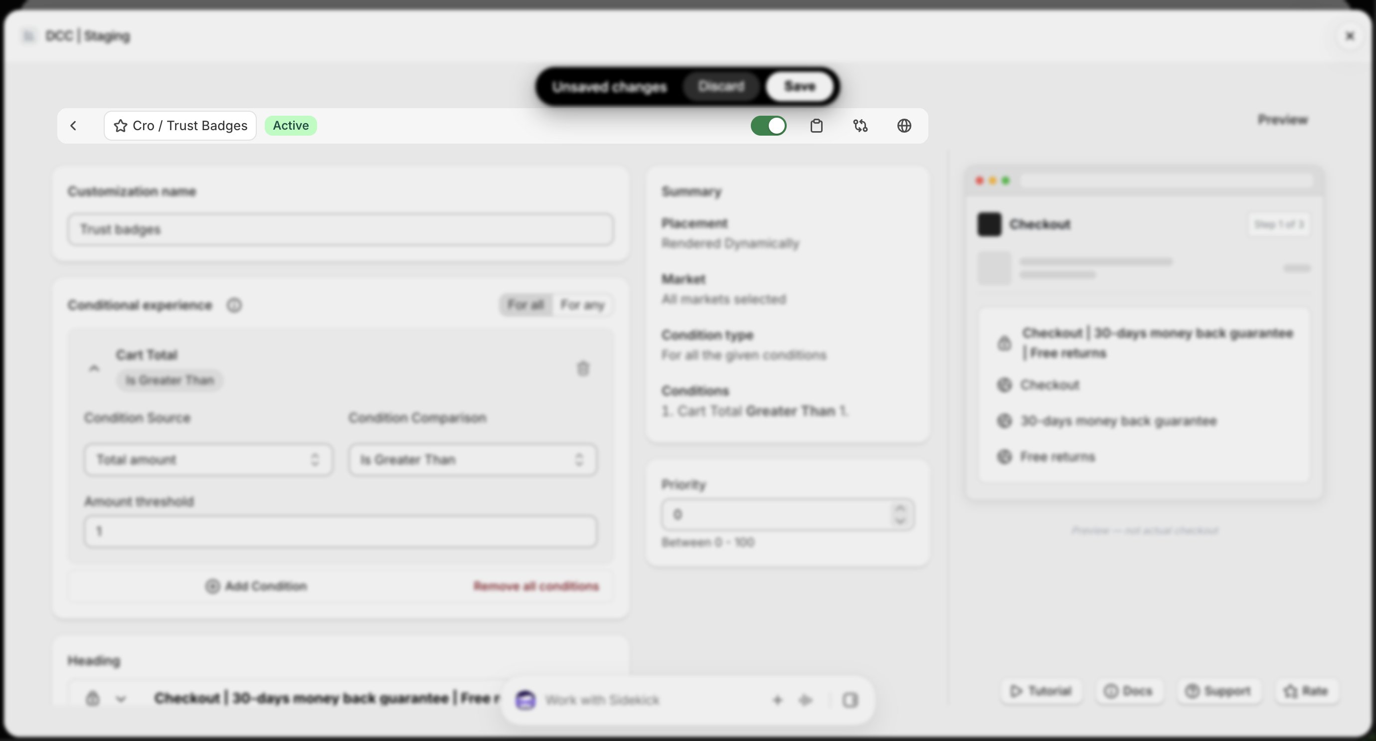 Trust Badges Toolbar Focus