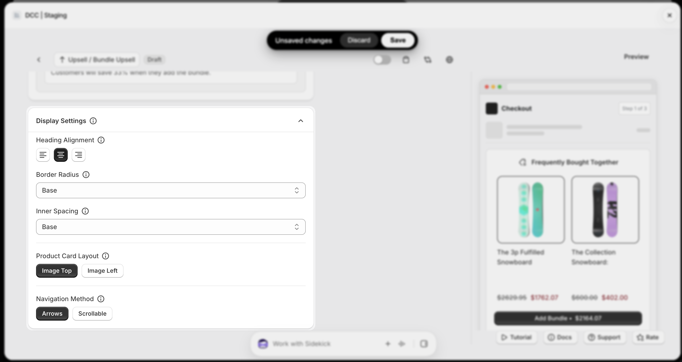 Bundle 2 Display Settings