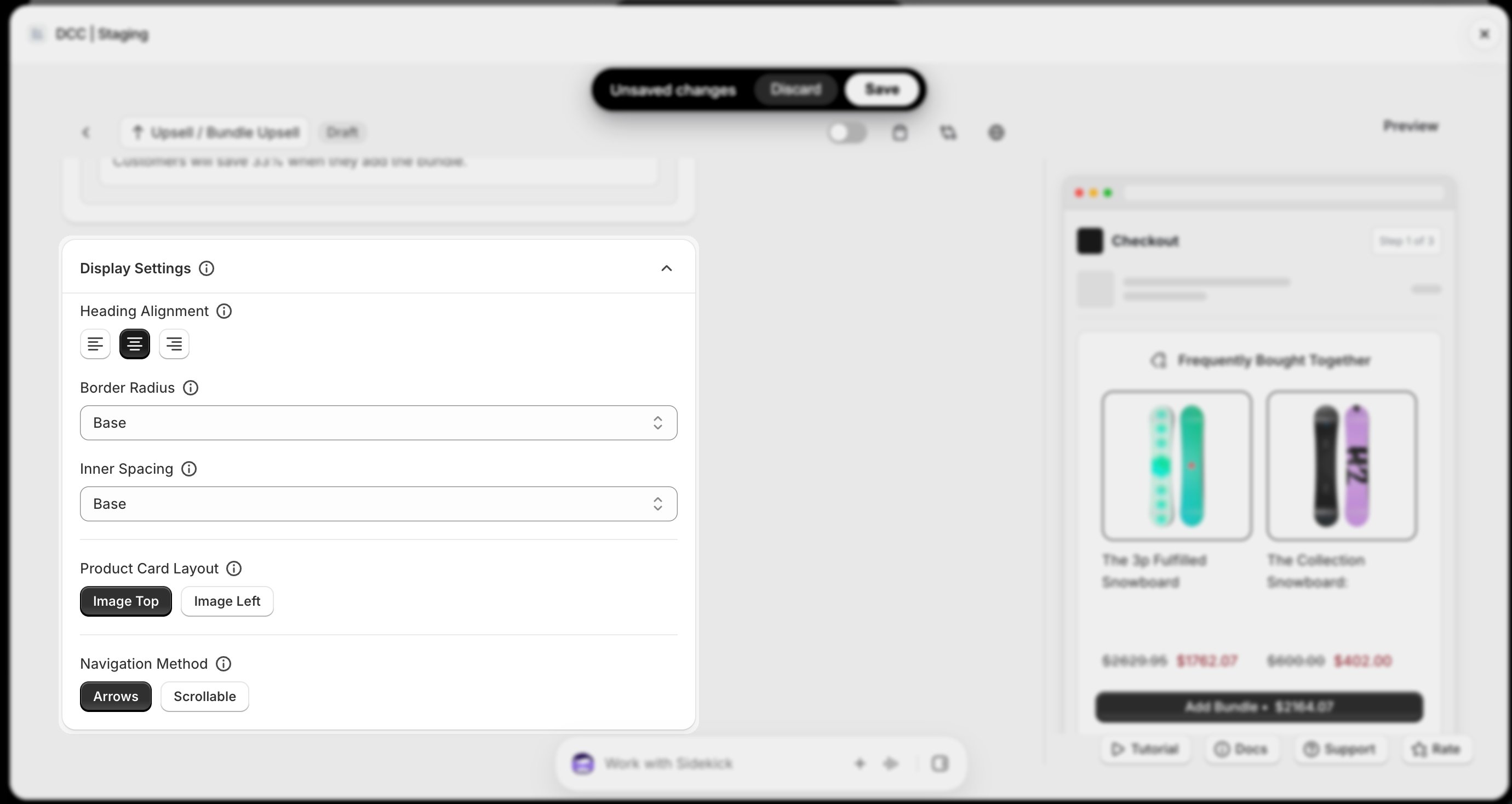 Bundle 2 Display Settings