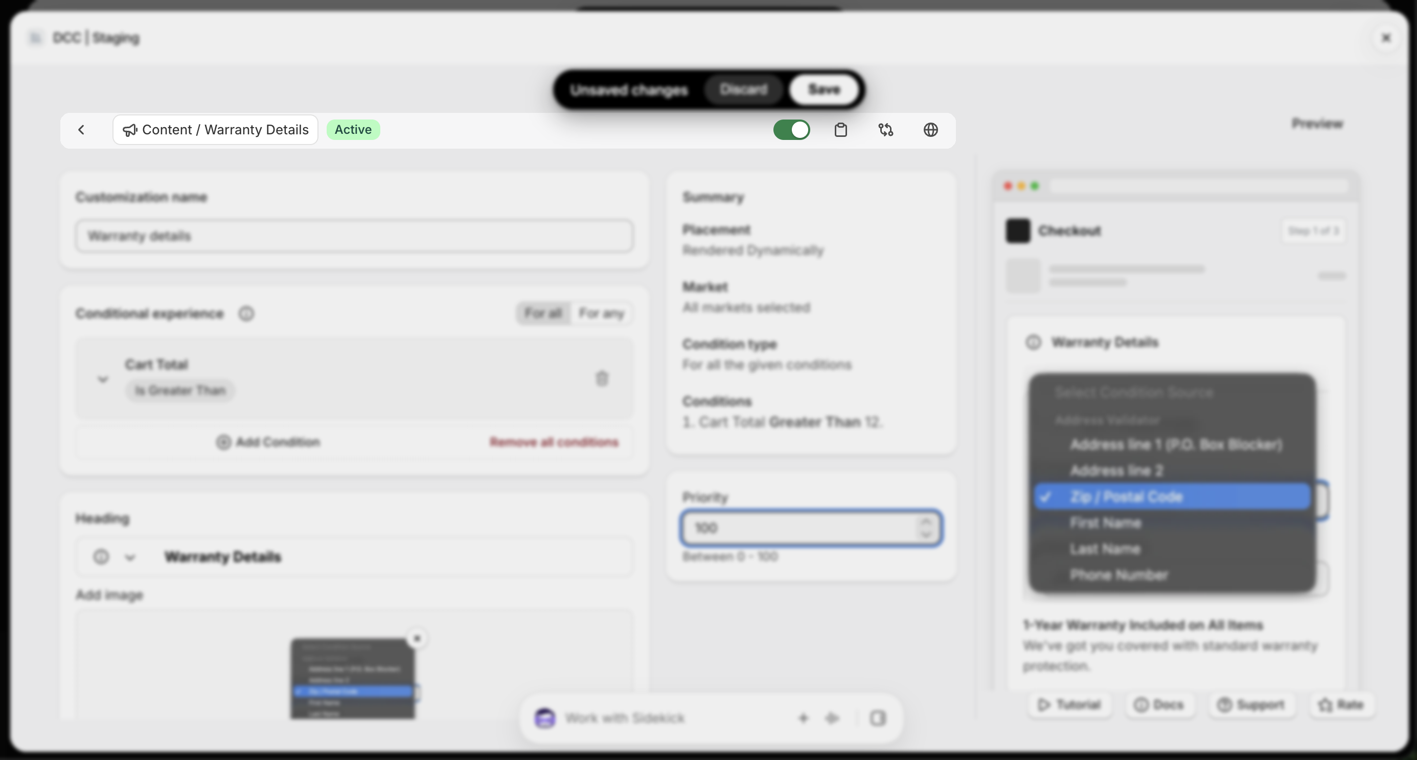 Warranty Toolbar Focus