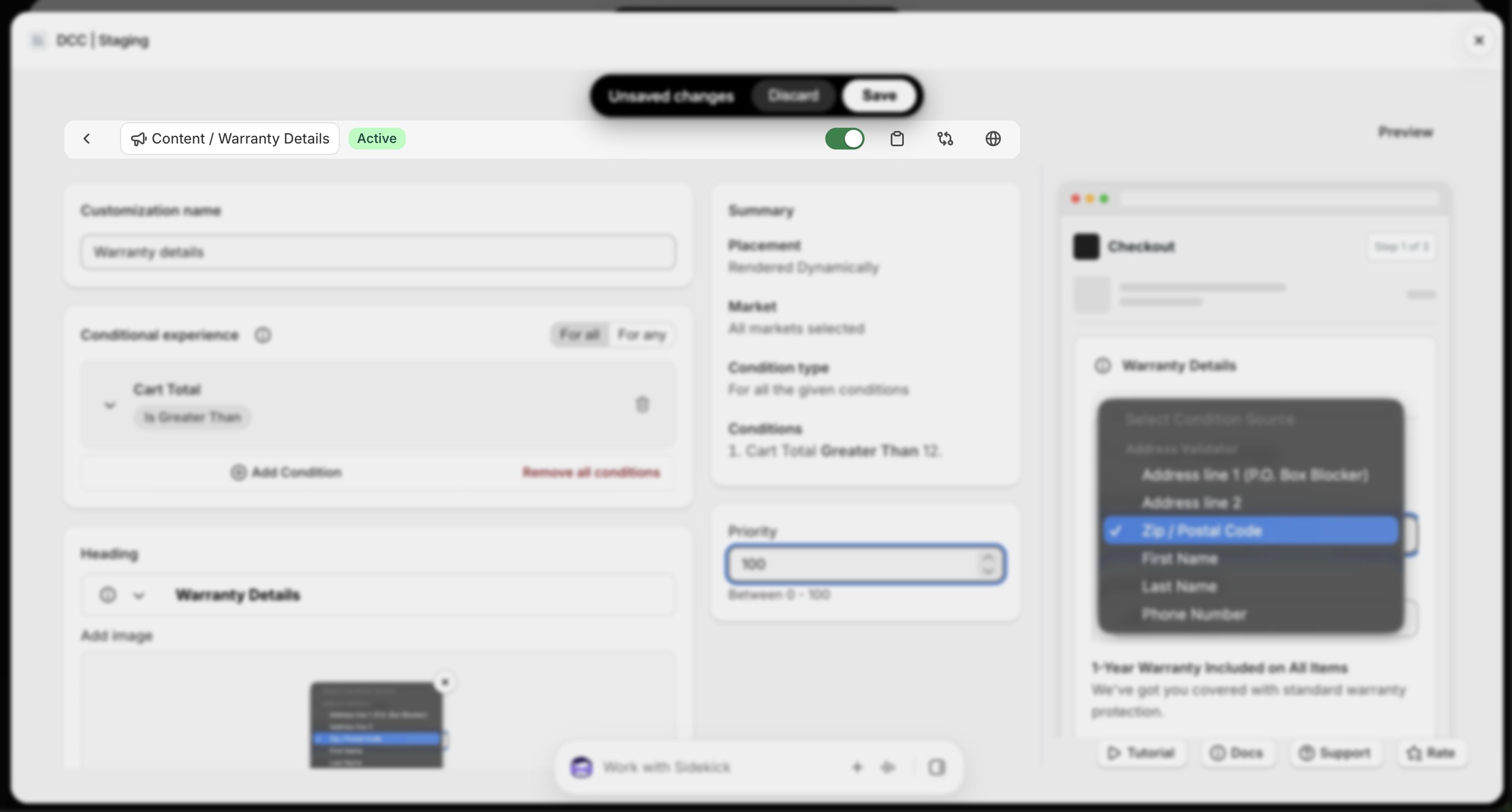 Warranty Toolbar Focus