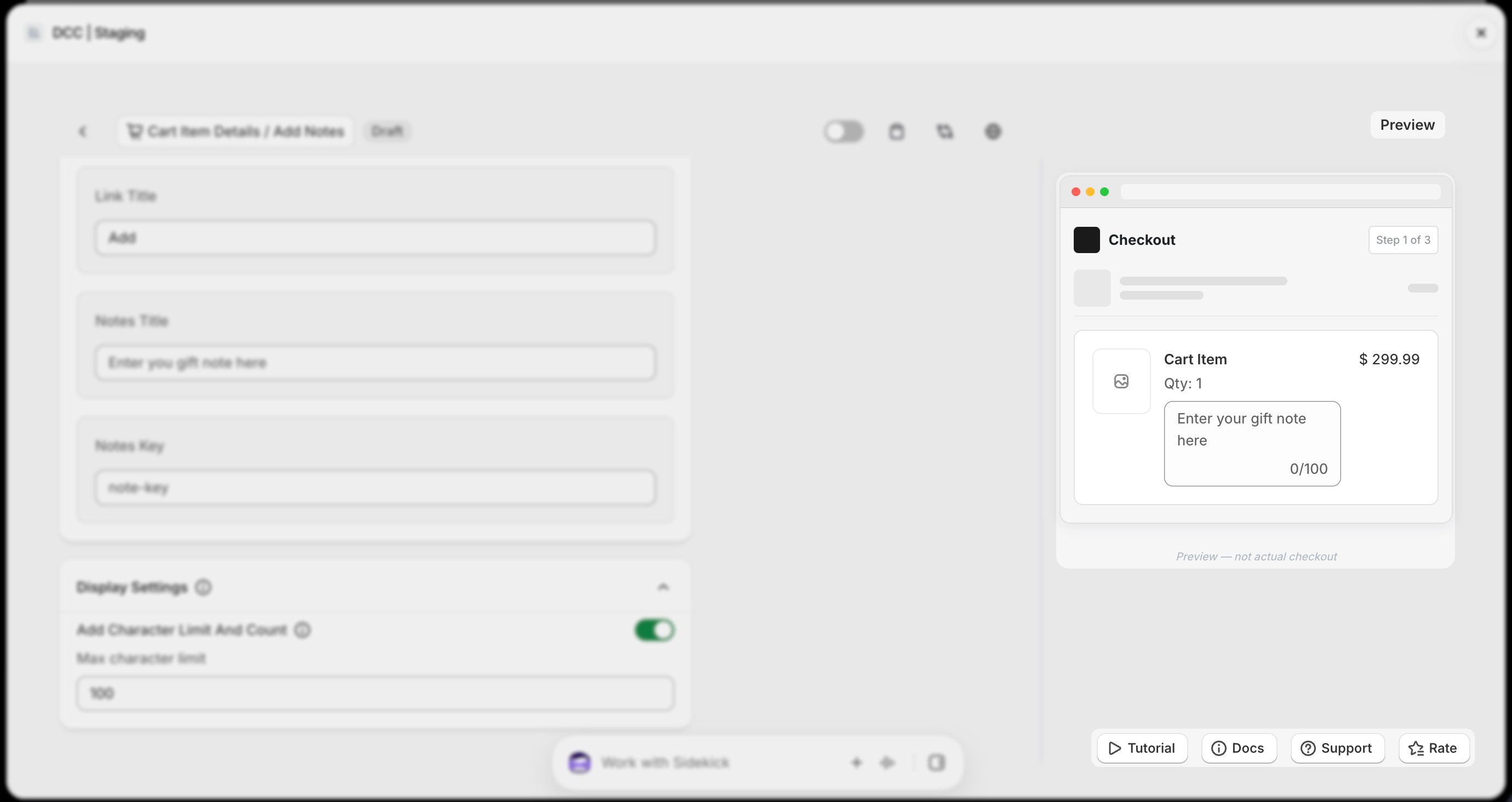 Add Notes Preview Focus
