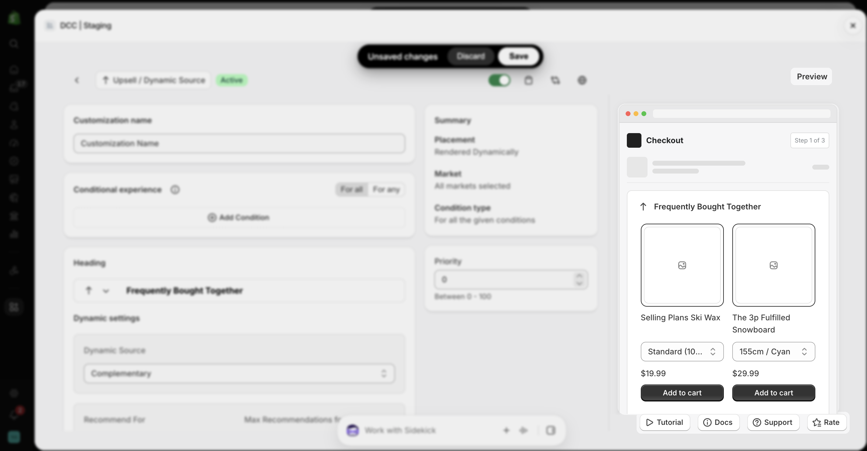 Dynamic Preview Focus